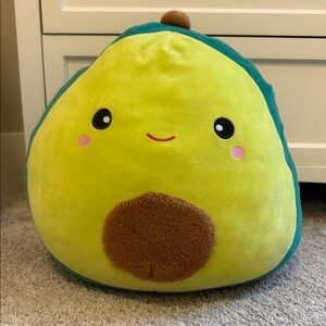 Squishmallows Green and Brown Avocado Stuffed Animal